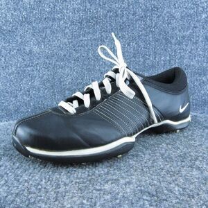 Nike Golf Cleats Women Sneaker Shoes Black Synthetic Lace Up‎ Size 7.5 Medium